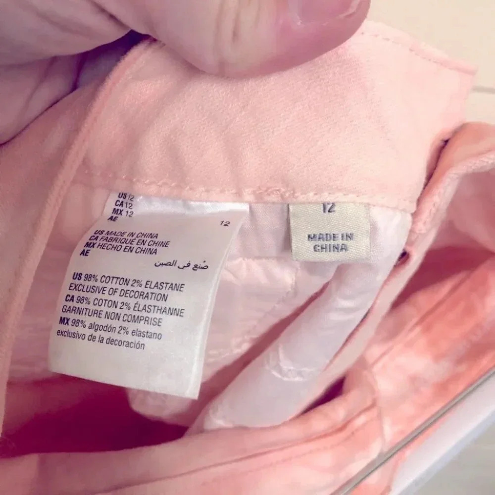 NWOT Style & Co Coral Essence Tie Dye Jeans - Picture 6 of 7